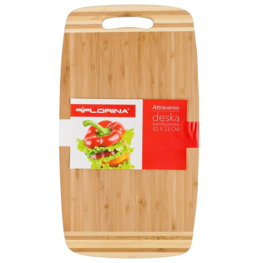 Deska kuchenna bambusowa Florina Attraverso 42 x 23 x 1,8 cm