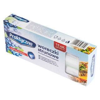 3x Woreczki strunowe praktyczna 2l 15 szt