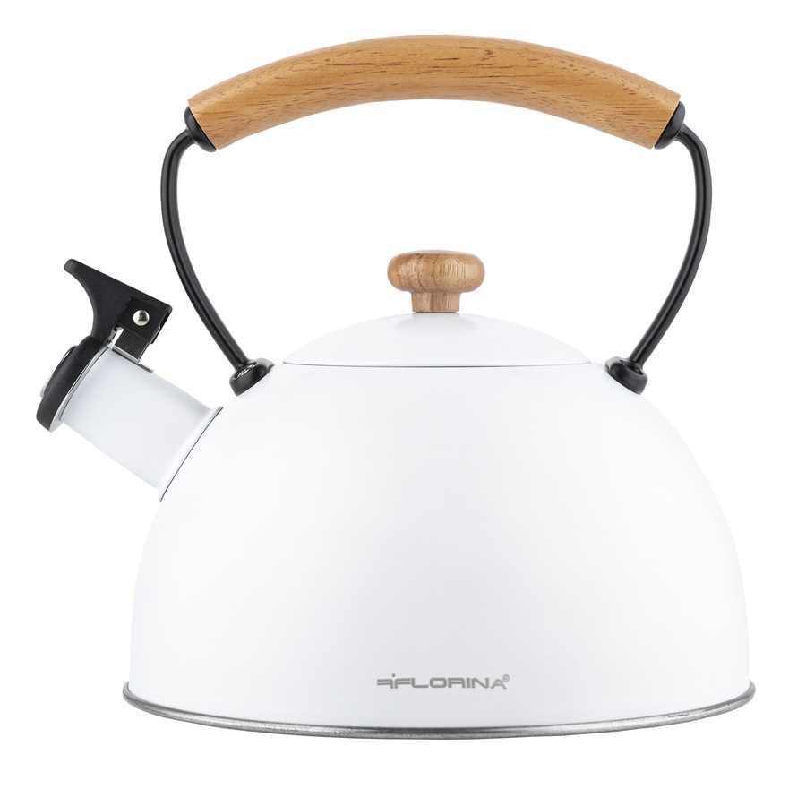 Czajnik nierdzewny 1,8 l New Natura Line biały