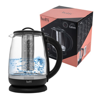 Czajnik elektryczny z regulacją temperatury szklany Botti Electronic Calvin 2l