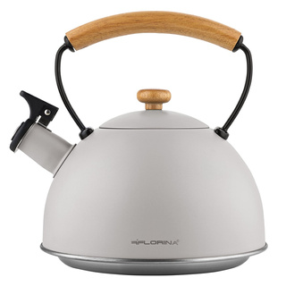 Czajnik nierdzewny na indukcję i gaz Florina Natura Line 2,3 l szary