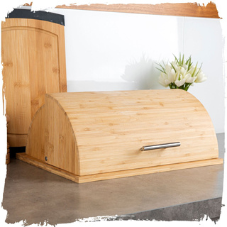 Chlebak bambusowy Florina Woody 39,5 x 29,5 x 16,5 cm 