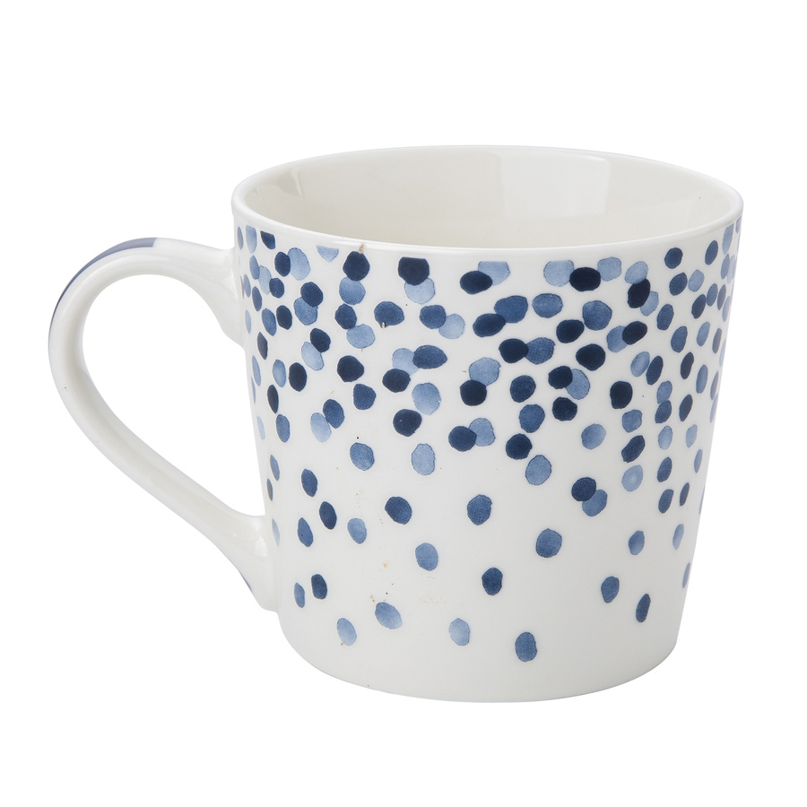 Kubek porcelanowy Florina Sara Blue 400 ml mix dekoracji