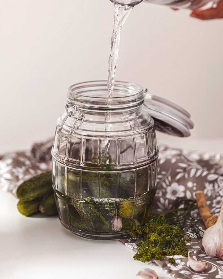 Słoik do ogórków z klamrą Florina Good Taste 4,1 l