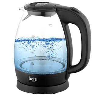 Czajnik elektryczny Botti Willy szklany 1,7 l czarny
