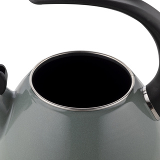 Czajnik emaliowany Florina Aperto zielono-szary 2,2 l