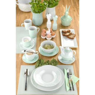 Talerz głęboki Florina Leaves 21,5 cm zielony