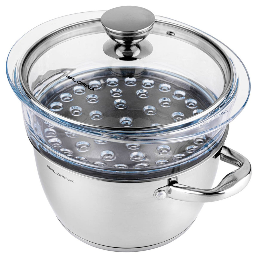 Garnek do gotowania na parze Florina Stima 20 cm 3 elementy