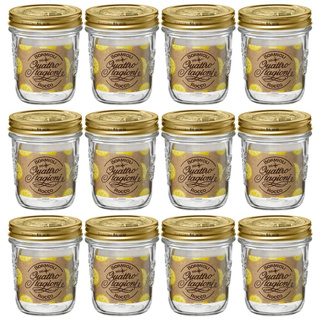12x Słoik Bormioli Rocco Quattro Stagioni wide mouth 320 ml