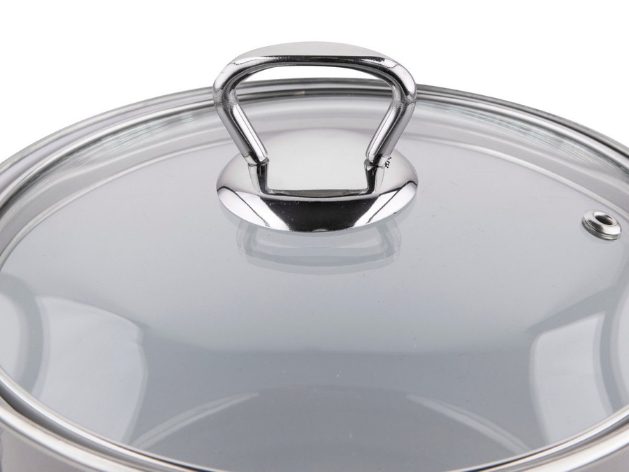 Zestaw garnków emaliowanych Primario 16/18/20/22cm Emalia Pleszew