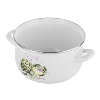 Garnek emaliowany Emalia Polska Pleszew Arti 20 cm 3,7 l