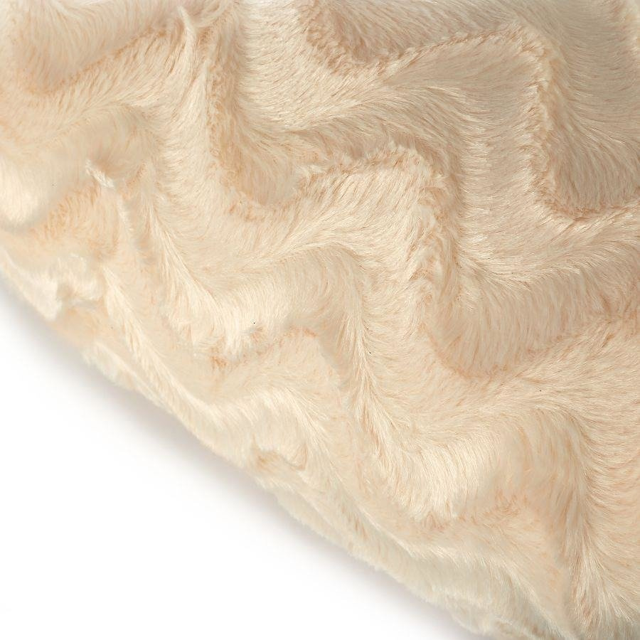 Zestaw Miss Lucy Angel Koc 150x200 cm + 2x Poszewka 45x45 cm kremowa