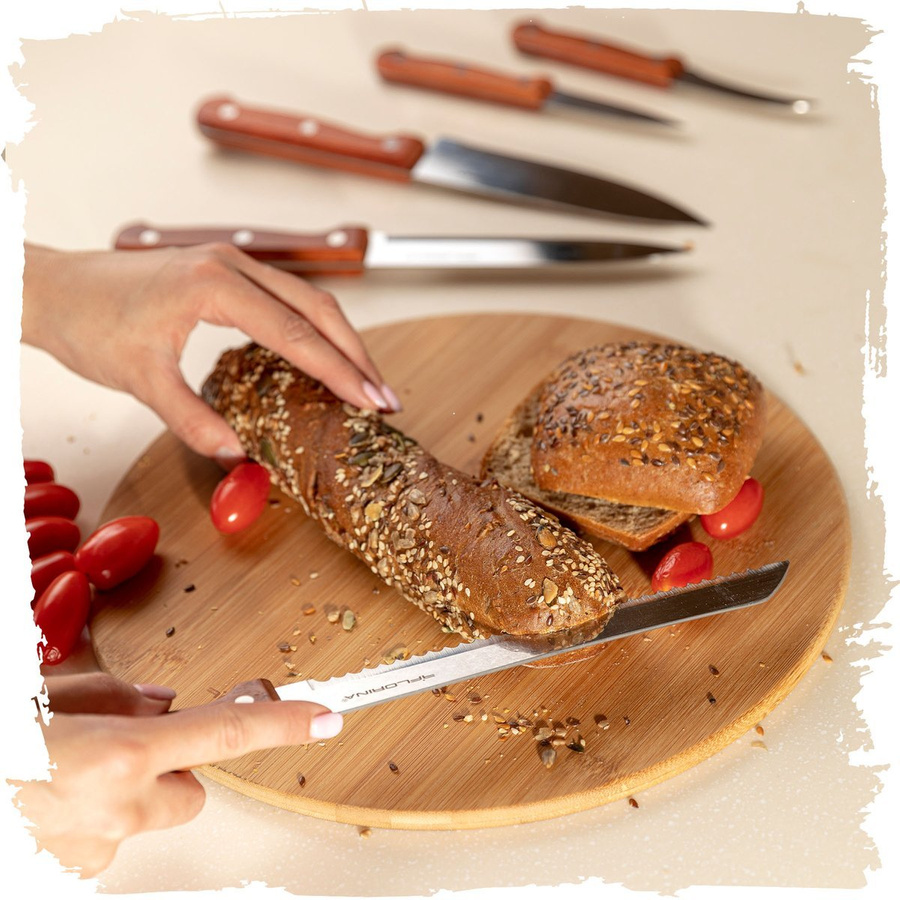 Komplet noży Wood Florina 5 sztuk