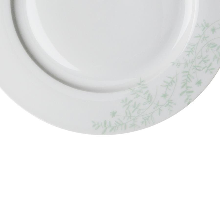 Talerz płytki Florina Leaves 27 cm zielony