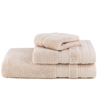 Komplet Ręczniki Miss Lucy 3el. beżowy