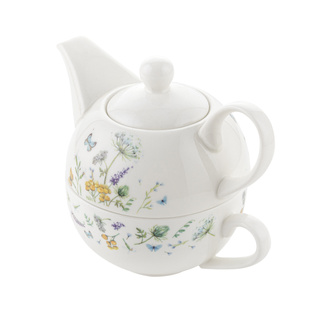 Komplet Tea for one porcelanowy Florina Aurora 350 ml 
