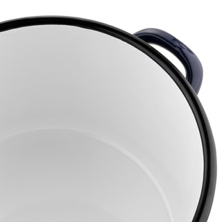 Garnek emaliowany prosty Emalia Polska Pleszew Polino 16cm 2,5l