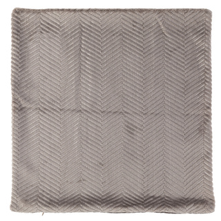 Poszewka na poduszkę Miss Lucy Metallic 40 x 40 cm szara
