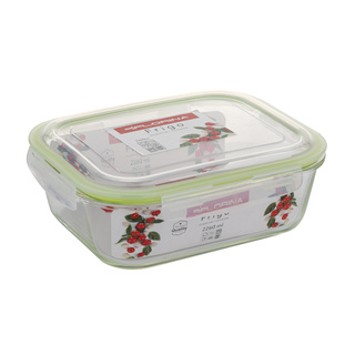 Pojemnik do żywności Florina Frigo szklany 2260 ml prostokątny