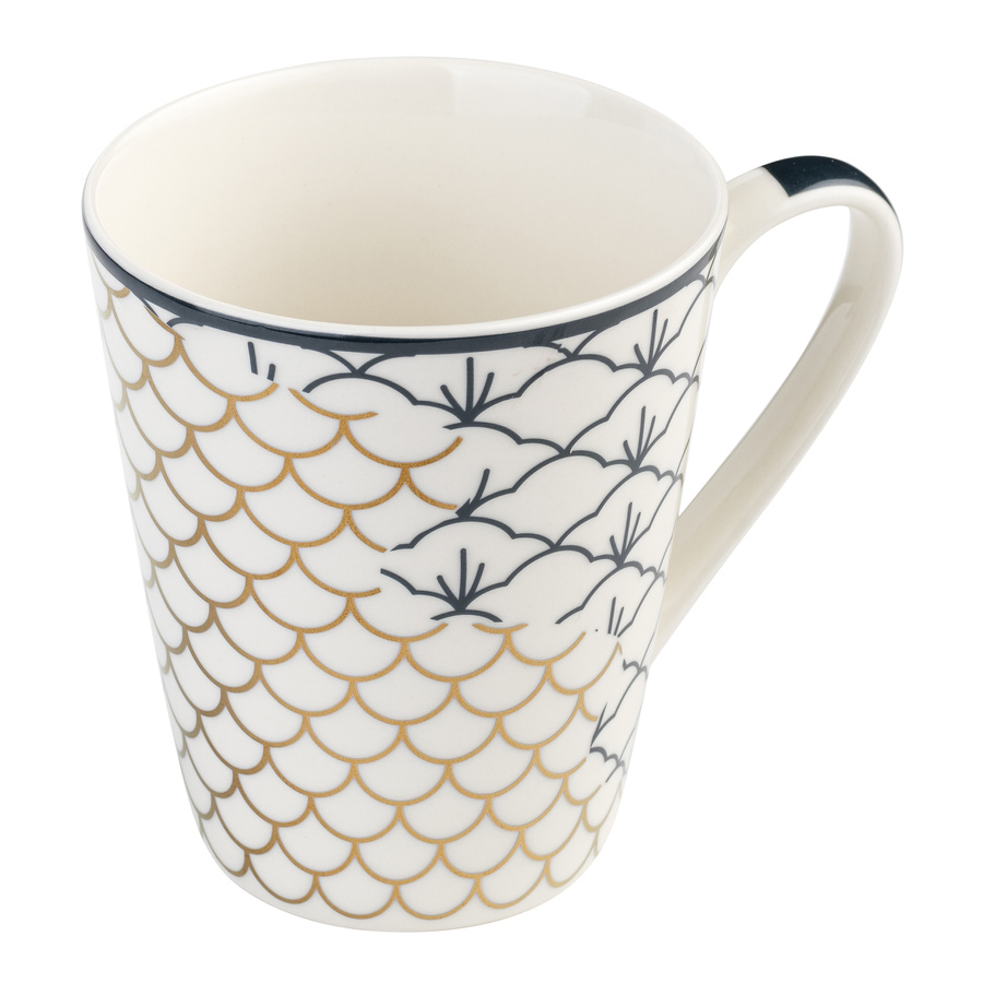 Kubek porcelanowy Florina Milano 310 ml mix wzorów