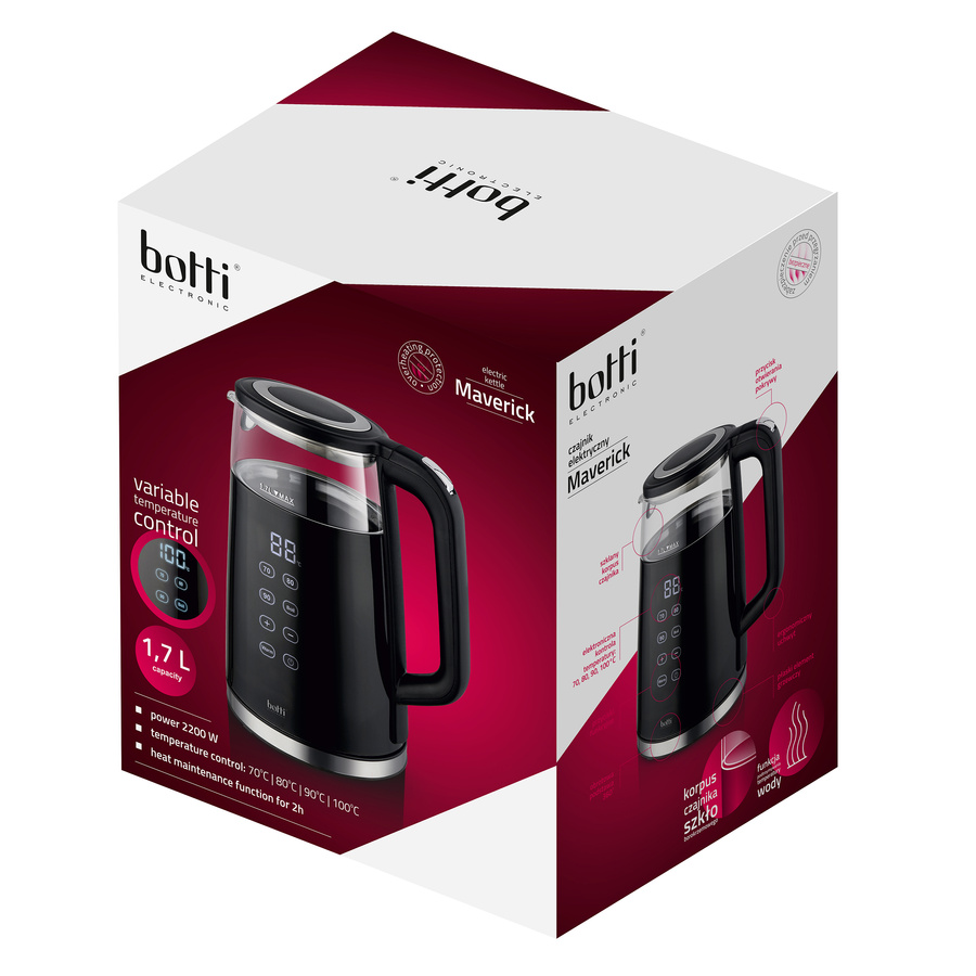 Czajnik elektryczny Botti Electronic Maverick 1,7 l