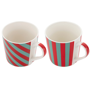 Zestaw kubków prezentowych Florina Scarlet Green 400 ml