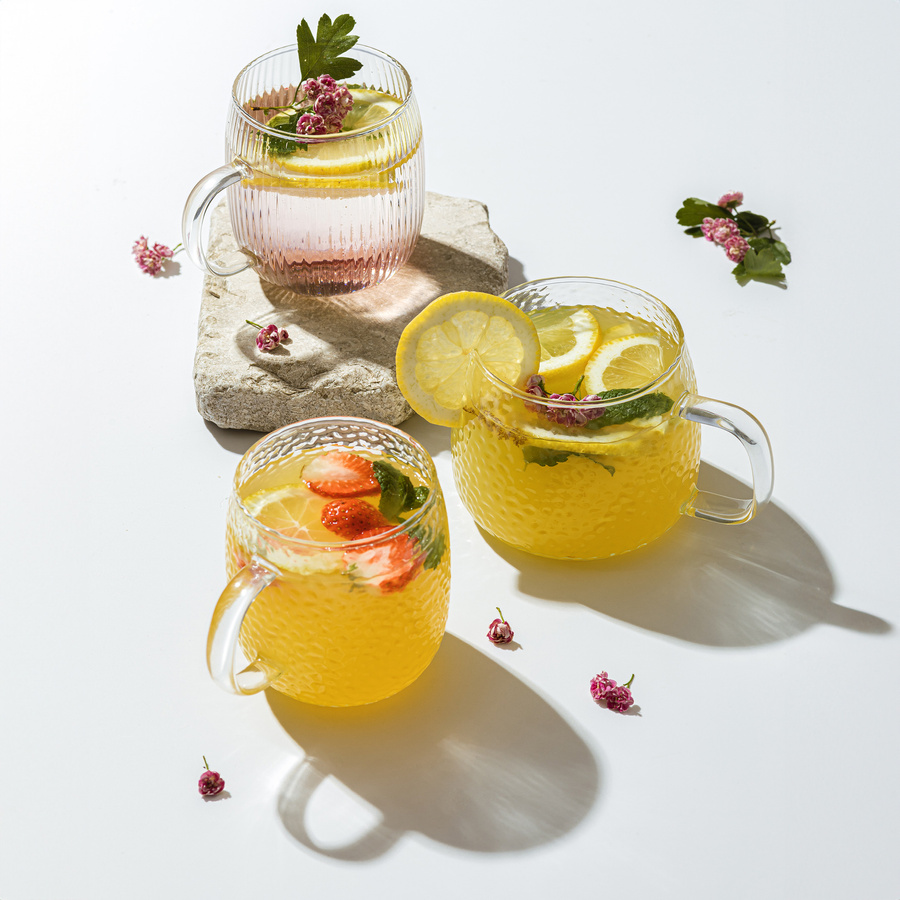 Kubek szklany Florina Savia 500 ml 2 sztuki