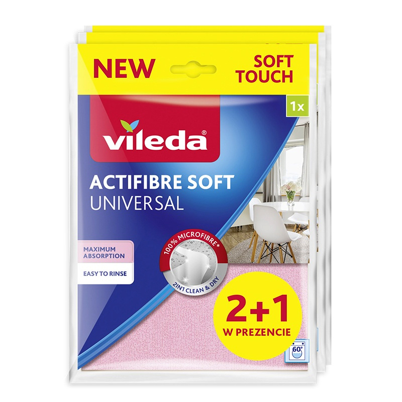 Ściereczka Vileda Actifibre Soft 2+1