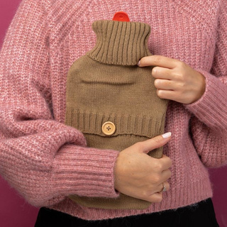 Termofor w sweterku Florina 2 l warkocz wzór 4