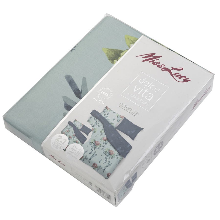 Komplet pościeli Miss Lucy Dolce Vita Ortensja 160x200 cm i 70x80 cm