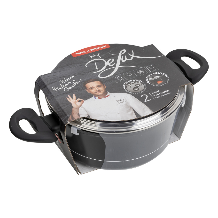 Garnek aluminiowy Florina Delux by Mateusz Gessler 20 cm 2,1 l