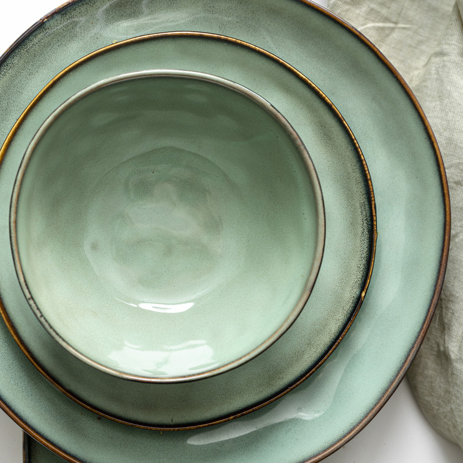 Salaterka ceramiczna Florina Acqua 15 cm