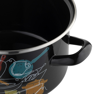 Garnek emaliowany Emalia Polska Pleszew Malena 18 cm 2,6 l