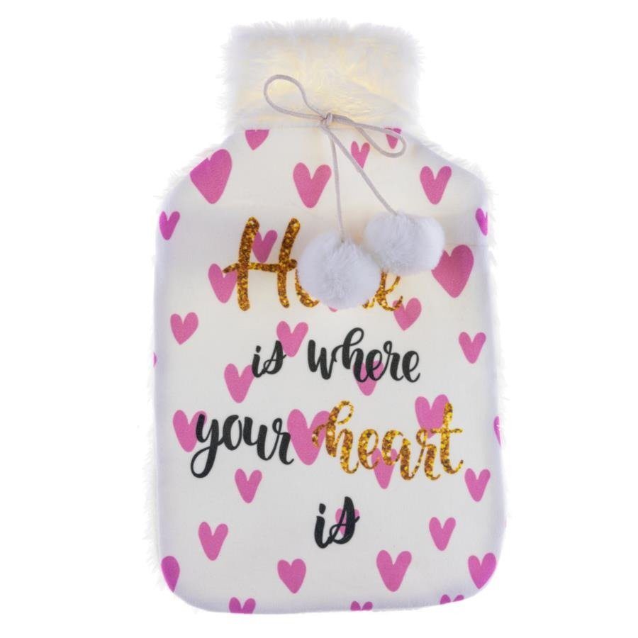 Termofor w pokrowcu z ciepłego polaru Florina 2 l 35,5 x 18,5 cm