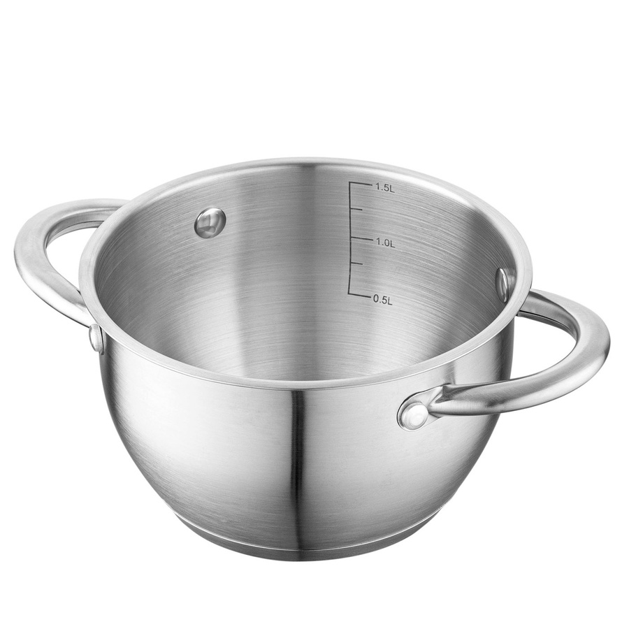 Komplet garnków nierdzewnych Florina Henry by Mateusz Gessler 1,7 l i 2,4 l i 3,3 l i 6 l