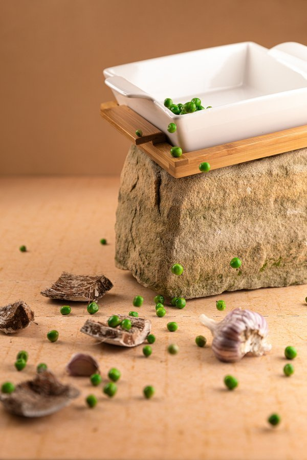 Naczynie ceramiczne na podstawie bambusowej Florina Modeno owalne 33,5 cm