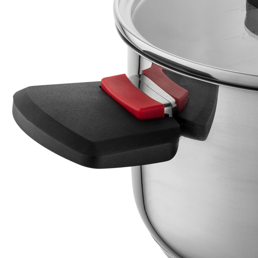 Komplet garnków nierdzewnych Florina Space by Mateusz Gessler 6 elementów