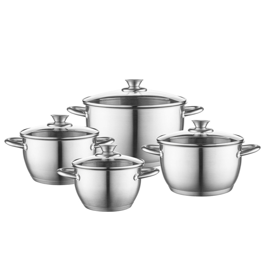 Komplet garnków nierdzewnych Florina Henry by Mateusz Gessler 1,7 l i 2,4 l i 3,3 l i 6 l