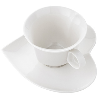 Filiżanki ze spodkiem Florina Amore kpl 2/4