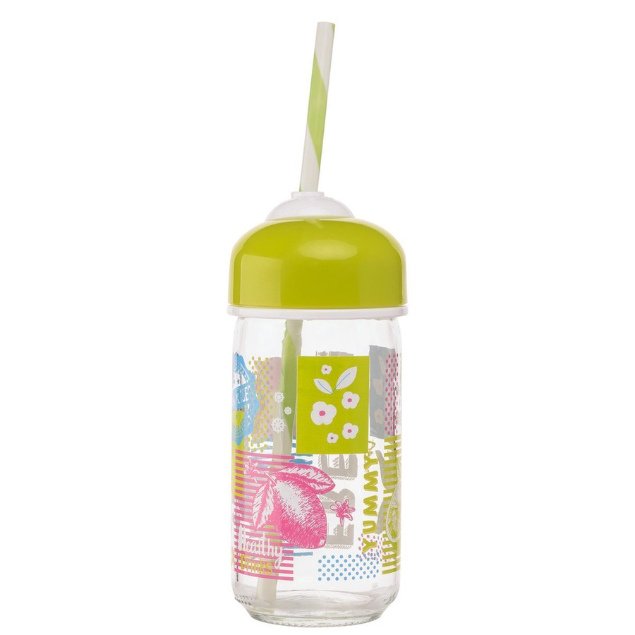 Butelka ze słomką Florina Bubble 330 ml