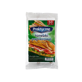 2x Torebki papierowe praktyczna 50szt 
