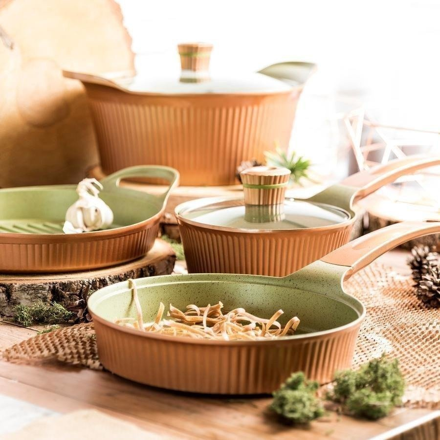 Patelnia grillowa i rondel na indukcję Florina Forest 28 cm i 1,7 l