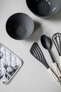 Miska kuchenna plastikowa Praktyczna Capri szara 500 ml