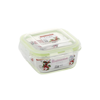 Pojemnik do żywności Florina Frigo szklany 320 ml kwadratowy