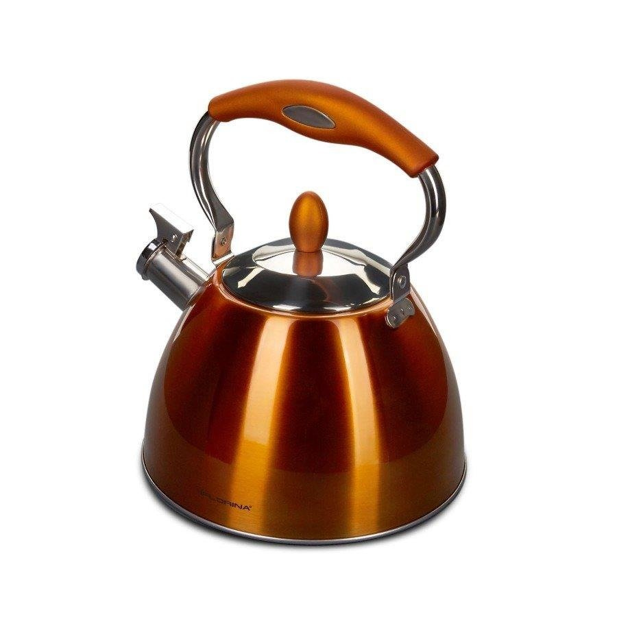 Czajnik nierdzewny Florina Hawier 2,7 l złoty stożek