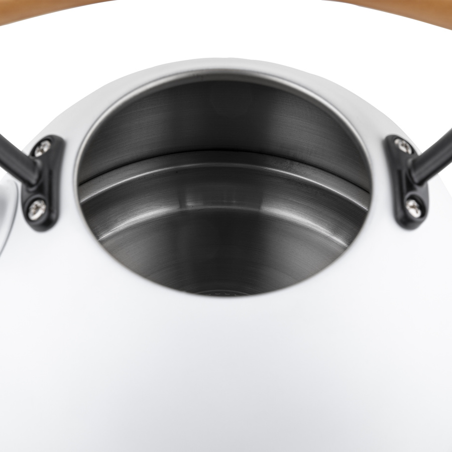 Czajnik nierdzewny 1,8 l New Natura Line biały