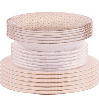 KOMPLET ZESTAW SERWIS OBIADOWY CERAMIC 18EL 6 OSÓB