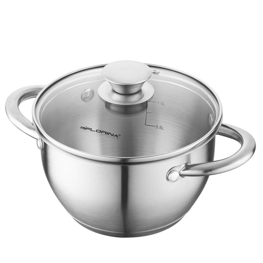 Komplet garnków nierdzewnych Florina Henry by Mateusz Gessler 1,7 l i 2,4 l i 3,3 l i 6 l