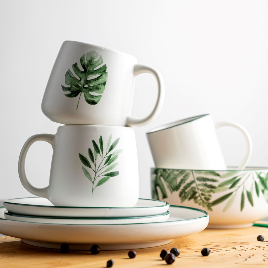 Talerz porcelanowy deserowy Florina Jungle 20 cm