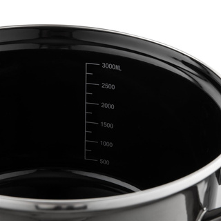 Garnek emaliowany Emalia Polska Pleszew Metalico 20 cm 3,3 l